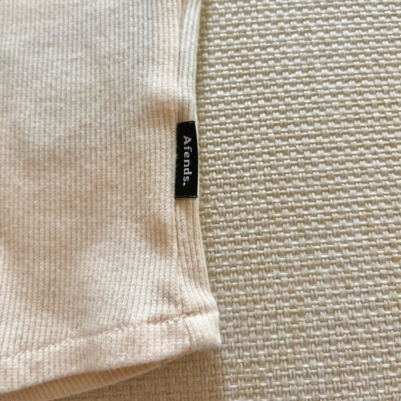 Princess Polly Cream Crop Tee by Afends - Picture 5 of 5